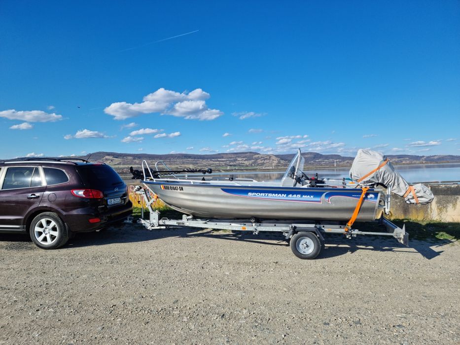 Barca aluminiu Linder sportsman 445 max