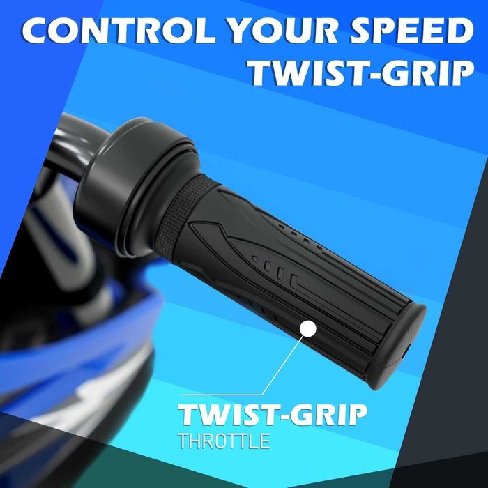 Motocicleta electrica pt. copii Kinderauto BalanceBike 350W 24V Blue