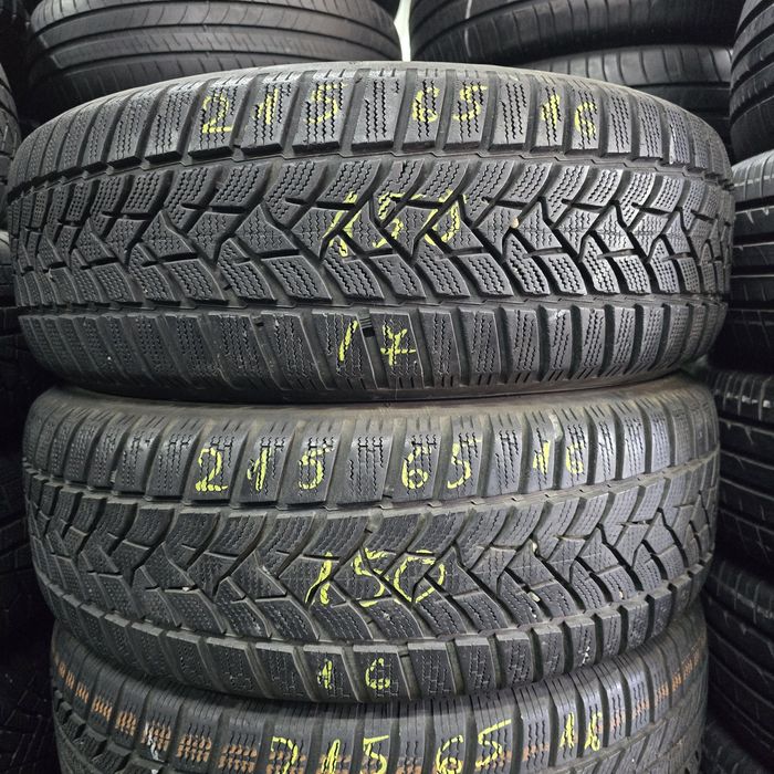 2x 215/65/16 M+S  DUNLOP Stare excelentă