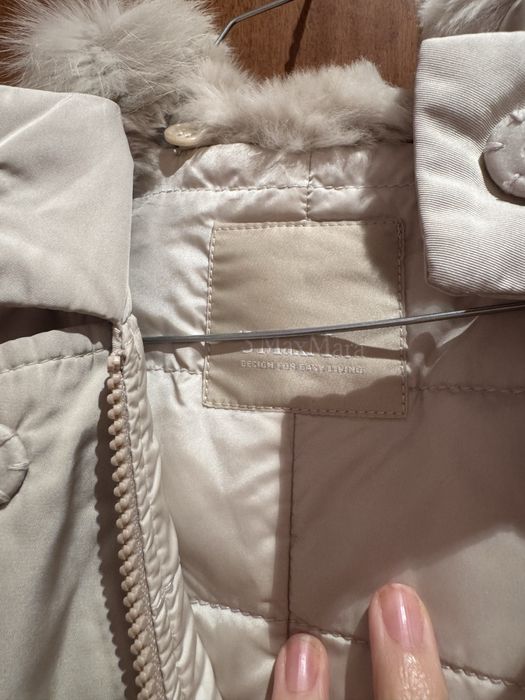 Яке с пух и косъм от заек на S MaxMara