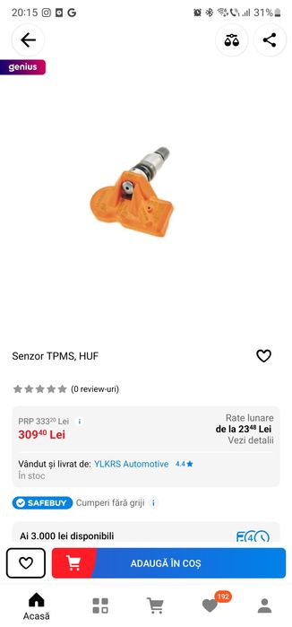Senzori presiune programabili BMW Mercedes Audi Jaguar Rangerover
