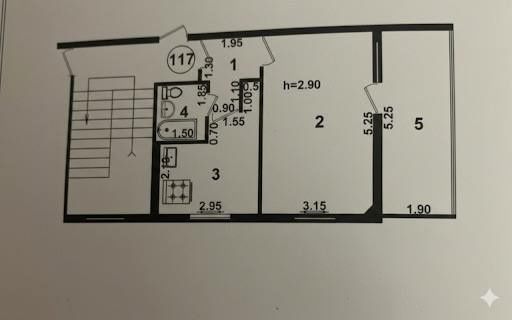 Срочно продаётся квартира 1/5/5