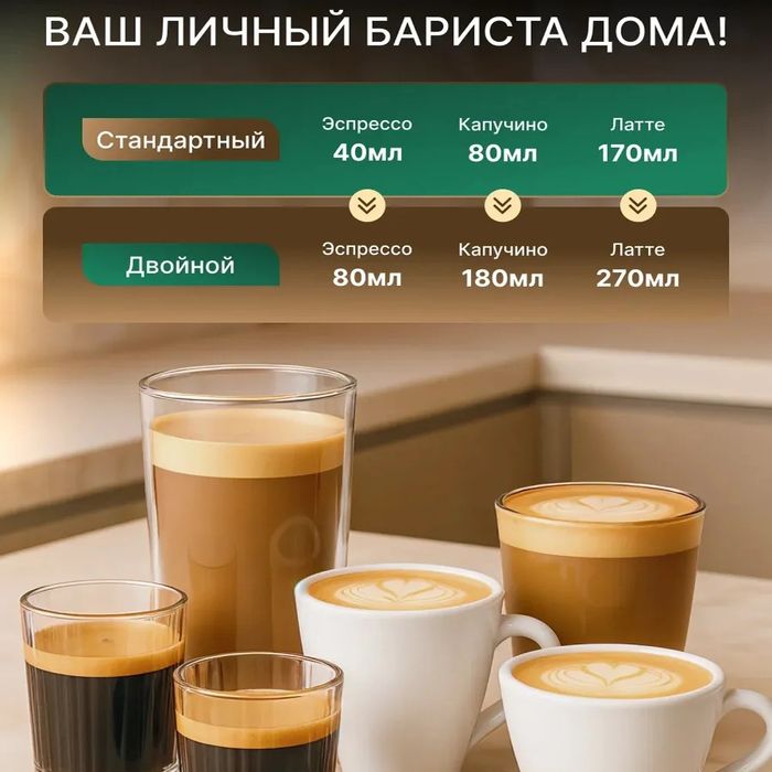 (Sf-53) Кофемашина рожковая автоматическая с капучинатором 15 бар DSP