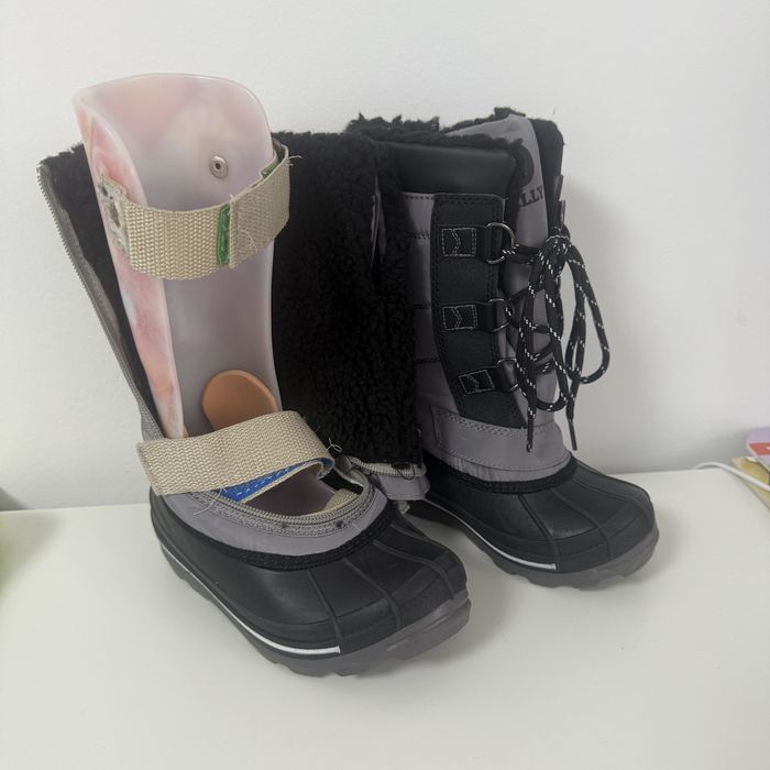 Зимняя обувь на ортез