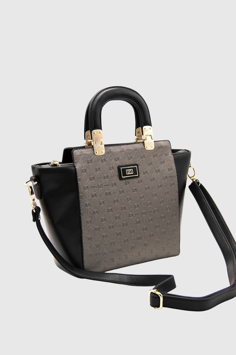 НОВО! ЛИКВИДАЦИЯ! Голяма твърда дамска чанта Silver&Polo