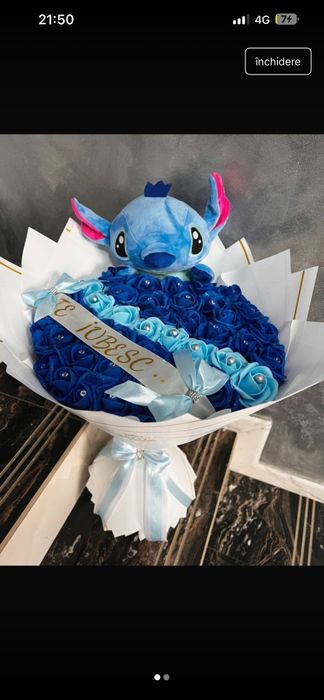 Buchet flori din spuma