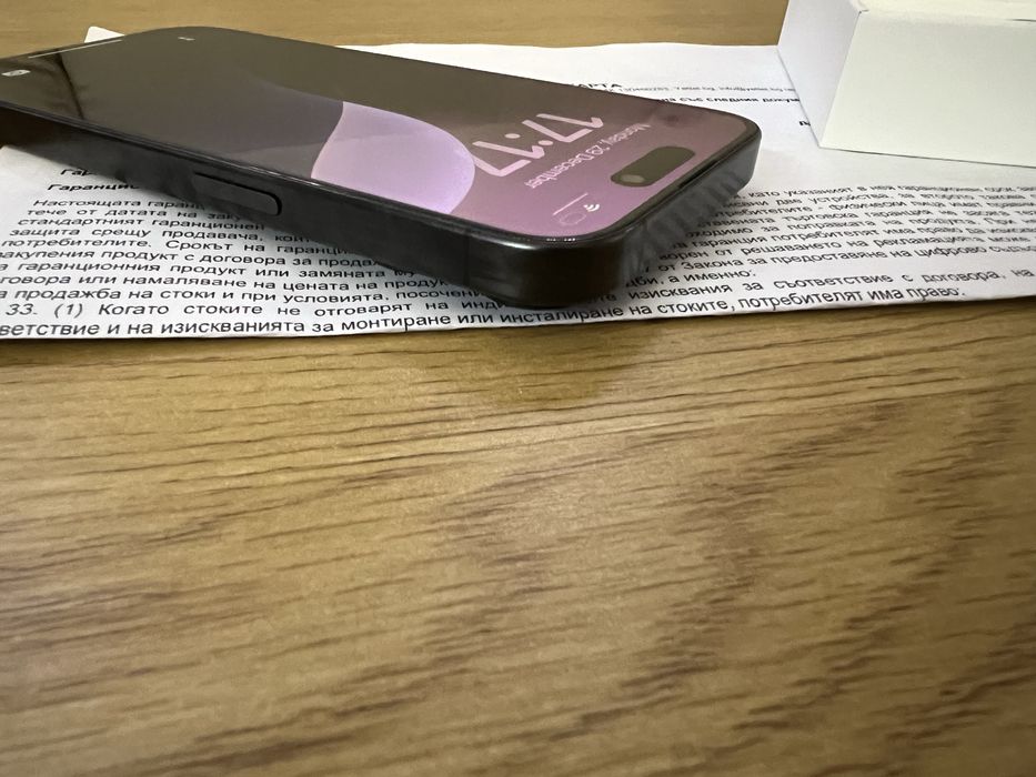 Бартер като нов IPhone 15 pro 256gb гаранция Йетел