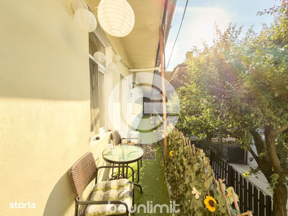 Apartament ultracentral | 2 camere | balcon 20 Mp | Pod pe toata supra