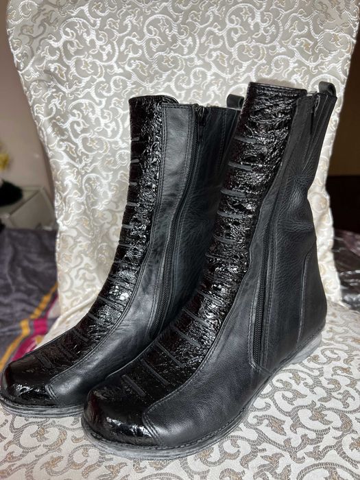 Зимни ботуши 36 размер. Нови. Естествена кожа.