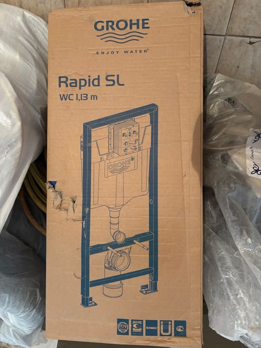 GROHE Rapid SL 1,13 м инсталляциясы