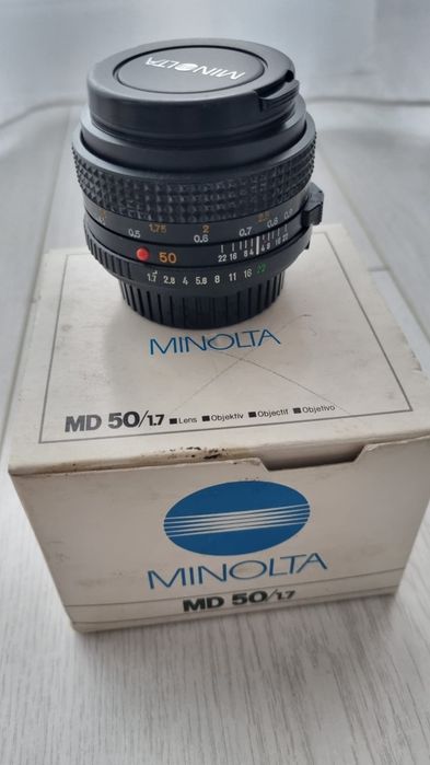 Obiectiv Minolta MD 50 f1.7 NOU!