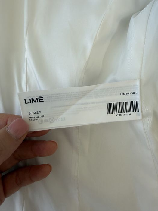 Стильный белый пиджак LIME - Идеальное состояние