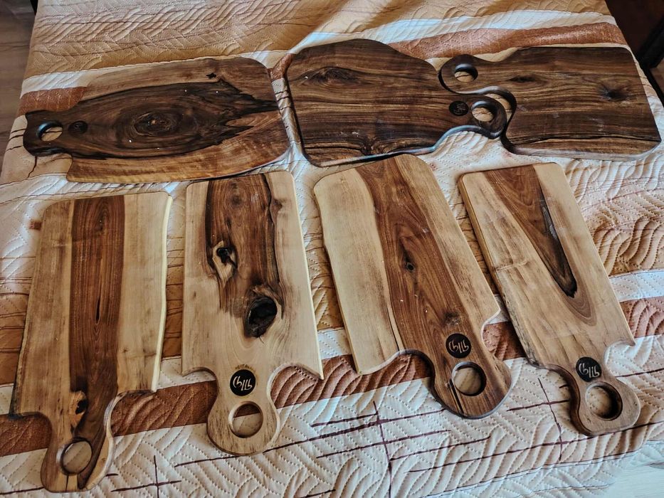 Дървени дъски ръчна изработка – уникалност във всеки детайл