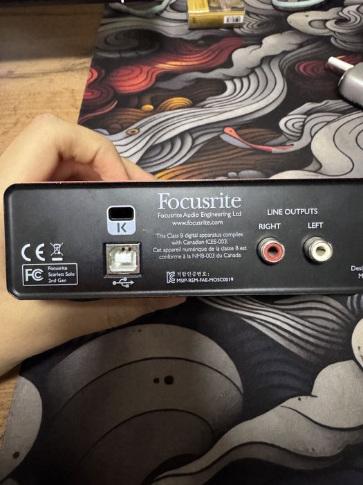 Focusrite Scarlett solo 2th gen