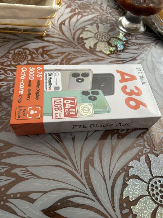Телефон новый zte a 36 новый