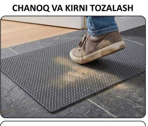 yingiz va ish joyingiz uchun universal rezina yo'lakchalar!