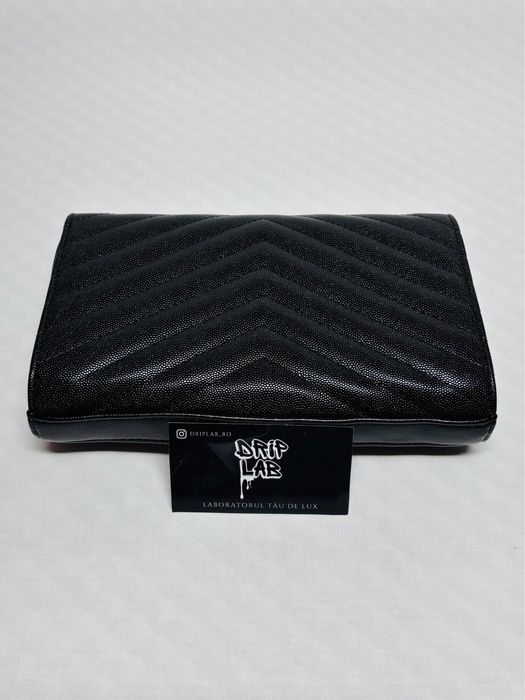 Geanta ysl neagra si alba