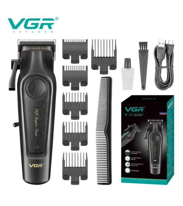 VGR V - 197 & 995 Combo. Soch va soqol olish uchun Clipper va trimmer
