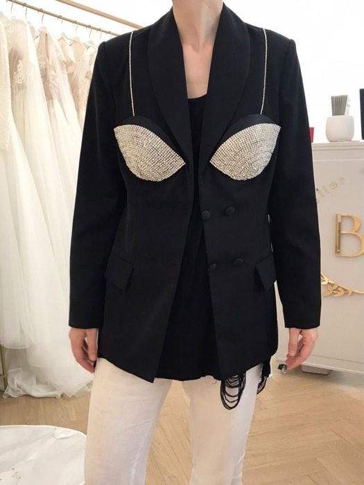 Sacou Luxury cu cristale Barbara Langellotti