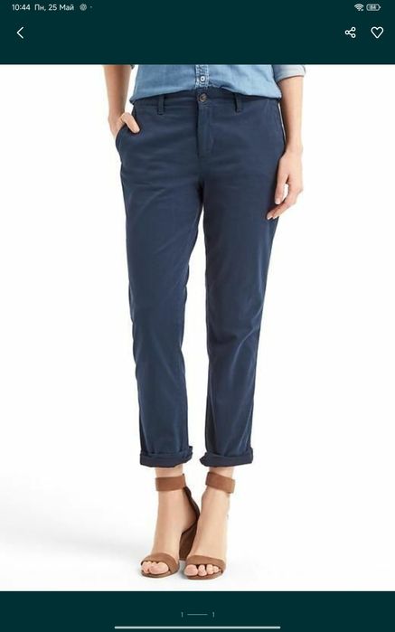 Gap girlfriend Chino брюки  р 2 + кофта Jcrew США