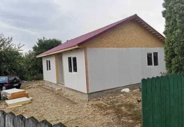 Vand casa pe structura metalica, din containere modulare, pret promo