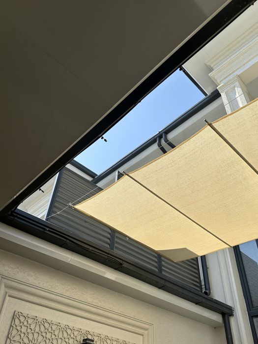 Ochilib yopiladigan soya setka; выдвижной солнцезащитный козырек