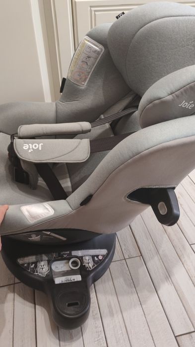 Joie scaun auto I-Spin rotativ 360 E pentru 61-105 cm, Gray Flannel