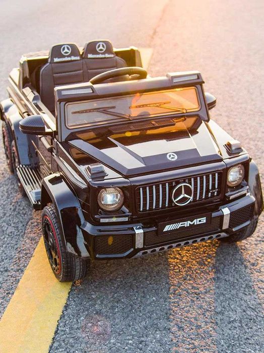 НАЛИЧЕН Детски акумулаторен джип Mercedes G63 6x6 двуместен модел 2025