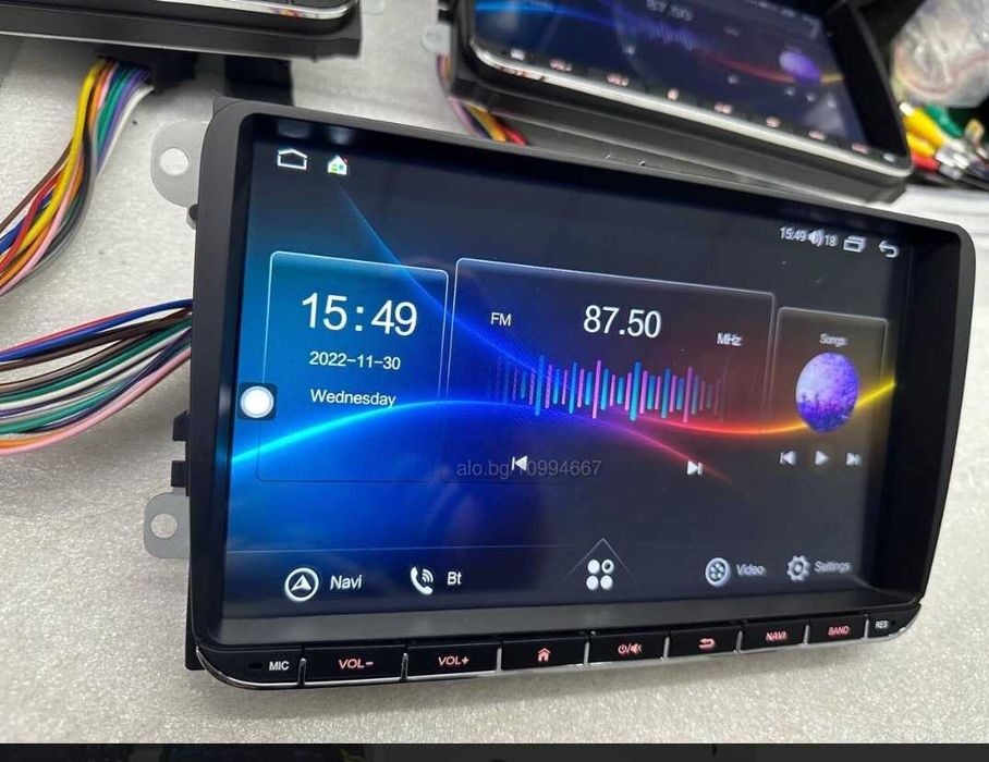 Мултимедия навигация 9″ Android 15, 4GB RAM, 64GB ROM за Volkswagen VW