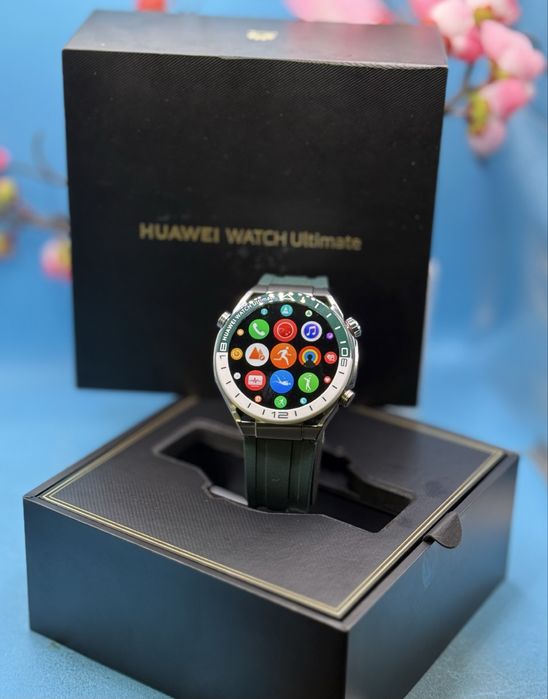 Смарт часовник Huawei Watch Ultimate, Titanium Green