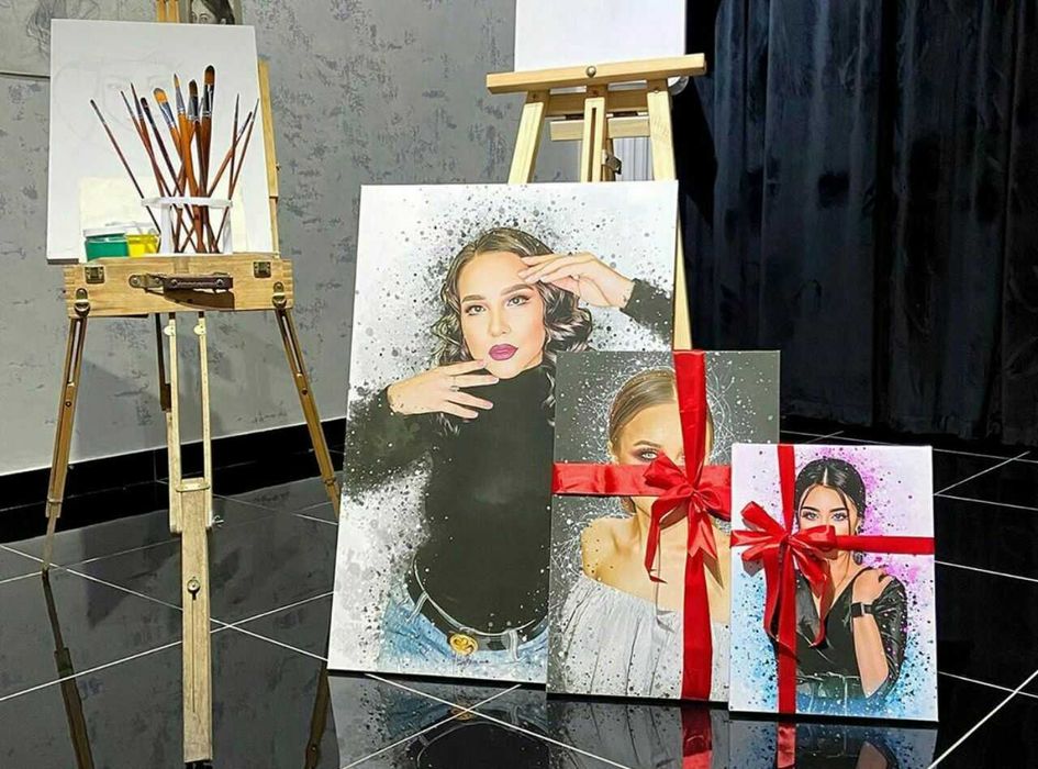 fotomozaika фотомазайка мозаика печать на холсте картина