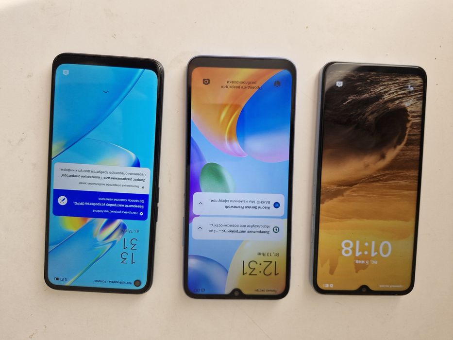 Oppo A18, Редми 10С, по 128 гб, Орро А54, 64 gb, за 25000 тг один.