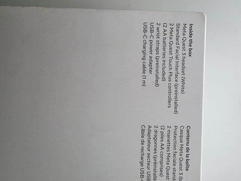 Ochelari VR META Quest 3, 512GB, Alb