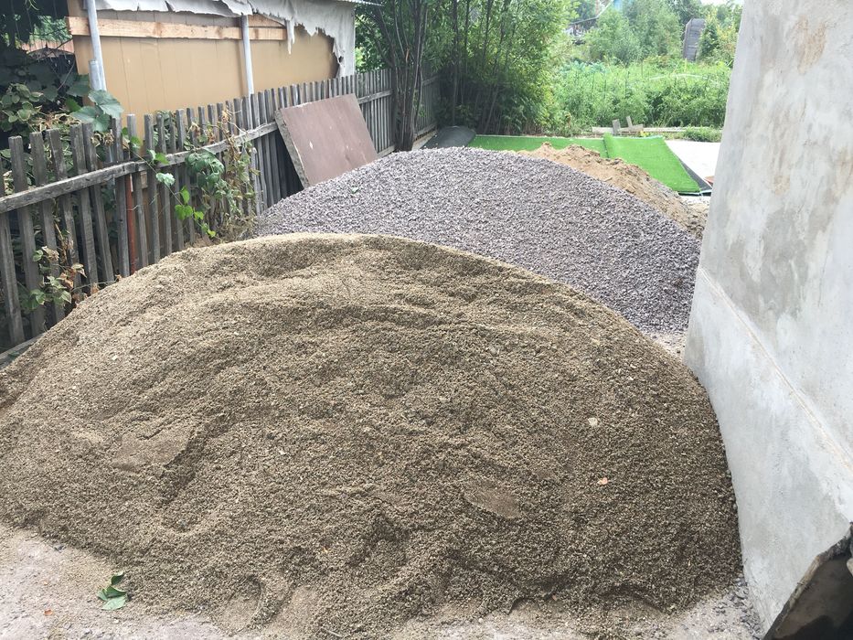 Песок, балласт, щебень, отсев