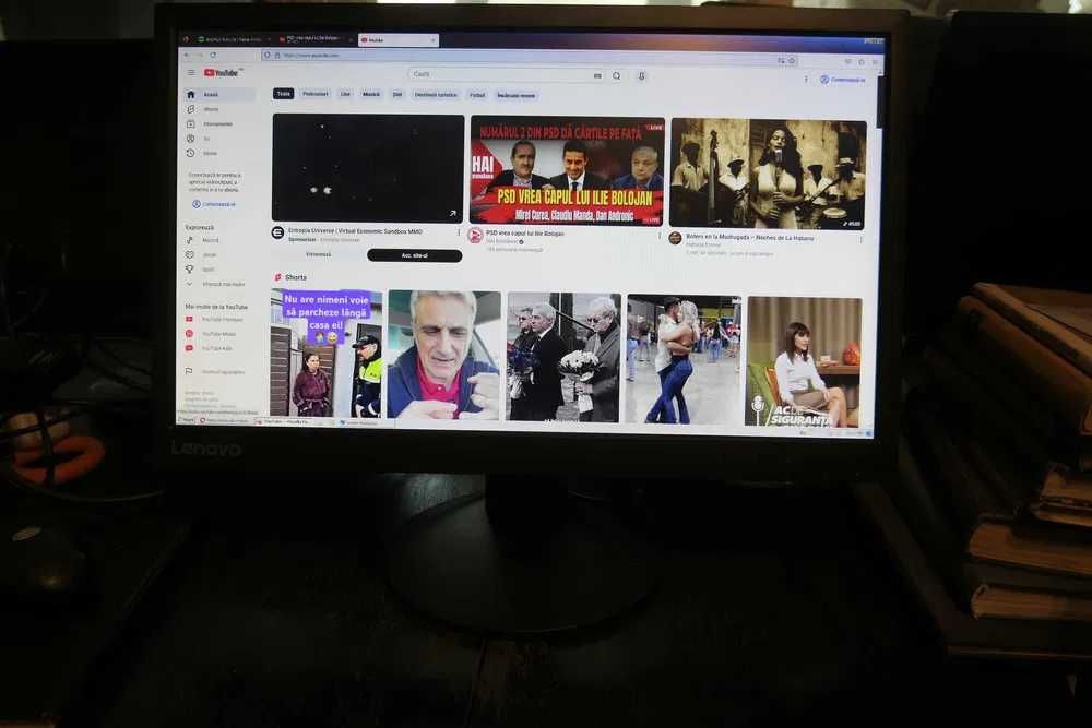 Monitor 24" 23" FHD FullHD 1080p Philips VS248 243v5l Lenovo T2224r 22" Full HD VGA Negru LI2215S AOC Benq F2220HD GL2230-B GL2240 LG Flatron W2246S
