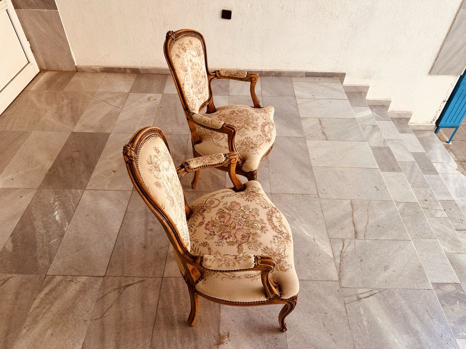 Комплект винтидж кресла стил Луи XV – 2 броя