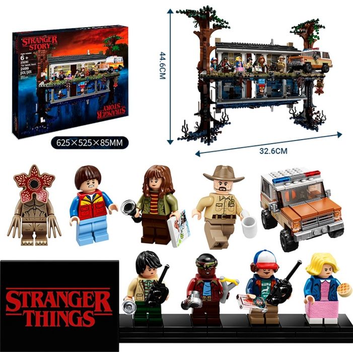 Очень странные дела лего, Stranger things Lego, конструктор