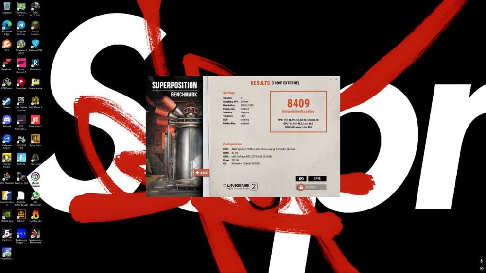 Видеокарта MSI TRIO GAMING RTX 3070