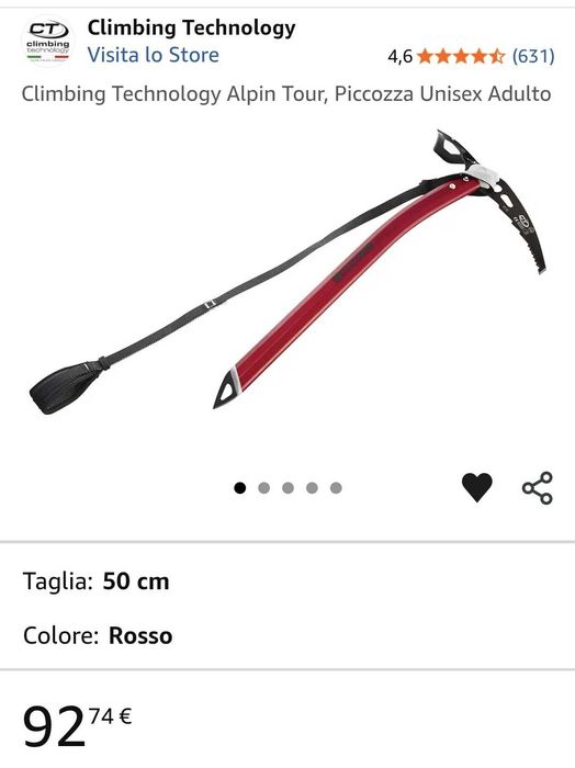 Piolet Climbing Technology Alpin Tour nou