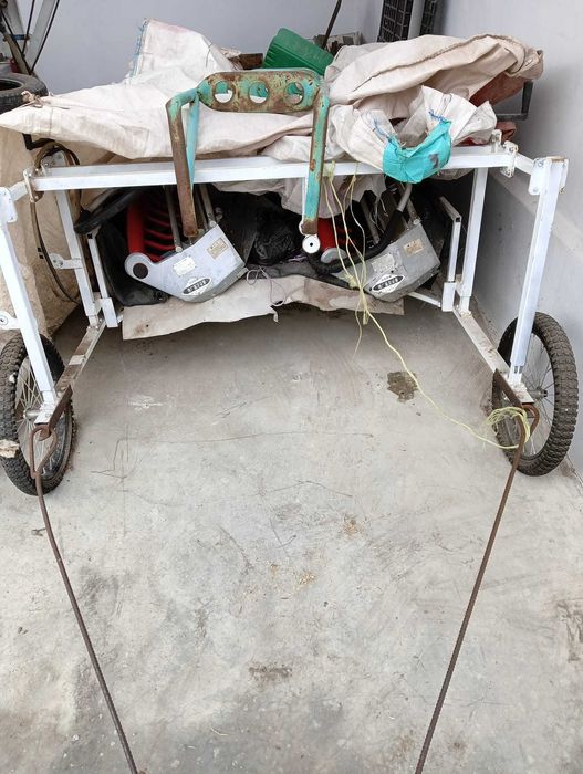 ТРИМЕРНИ МАШИНИ KAWASAKI SV100 ЗА СЪБИРАНЕ НА АРОМАТНИ РАСТЕНИЯ, БИЛКИ, ЛАВАНДУЛА, ПОДПРАВКИ – 2бр.+КОЛИЧКА