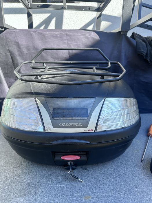 Topcase kappa cu  rack givi