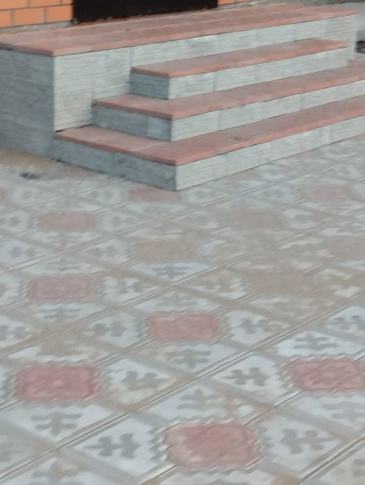 Укладка брусчатки тротуарной плитки