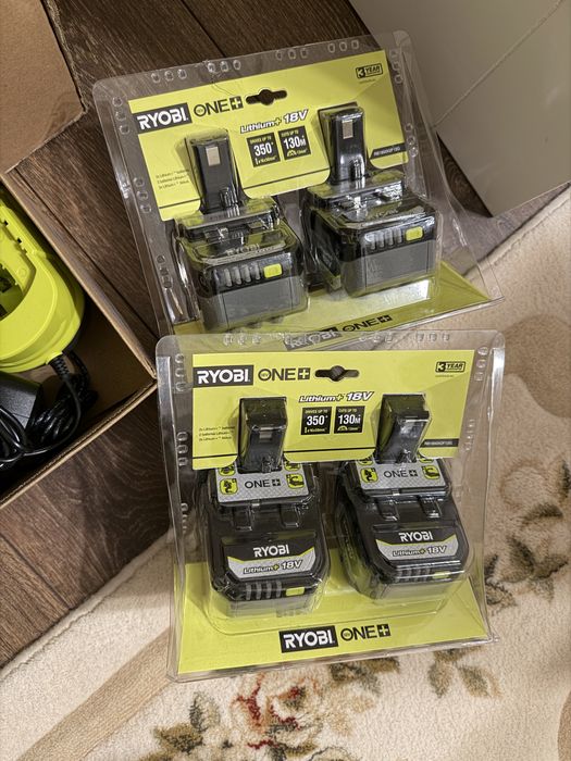 Ryobi-Pachet de două baterii Lithium+™ 18V 5,0Ah