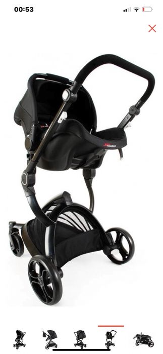 Коляска Pierre Cardin SkillMax 2в1 1609 черный