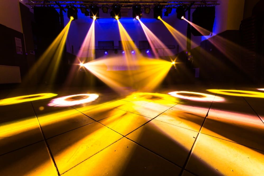 Dj, efecte lumini ,Gheata carbonica  la evenimente.