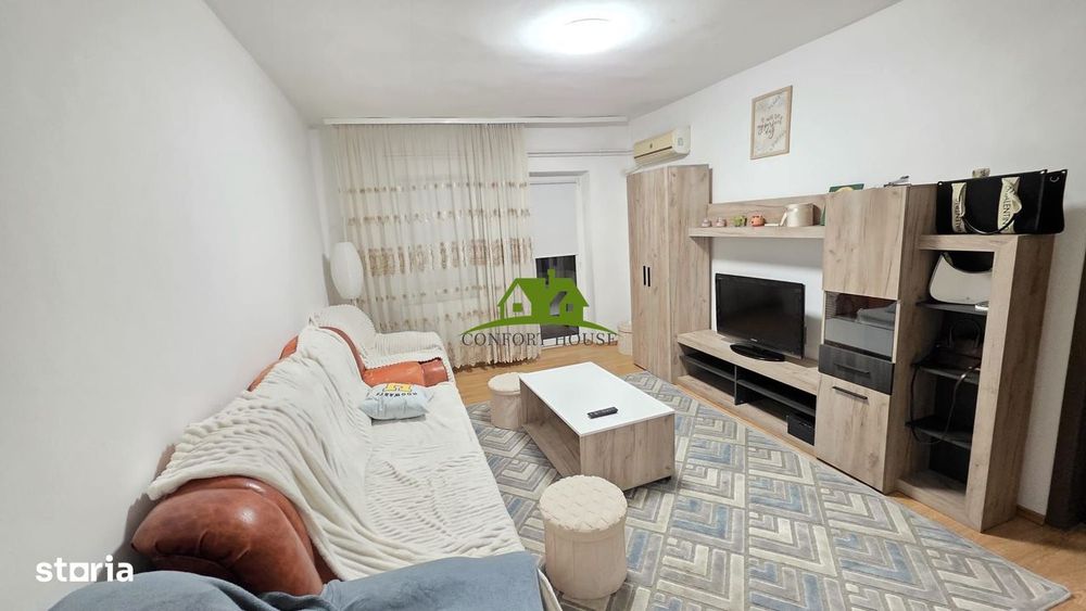 APT. 62mp cu 2 camere/2 balcoane – mobilat/utilat – Matei Basarab