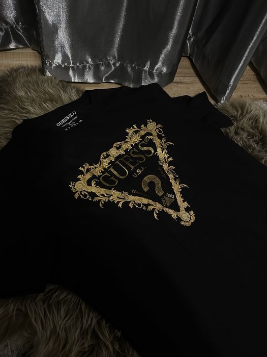 Мъжка тениска Guess (Оригинал) – Limited Gold Edition, размер L