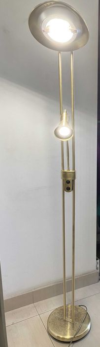 Лампа стояща ( подова) от месинг - работеща