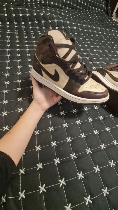 Nike jordans 1 mid SE velvet brown, marime 40