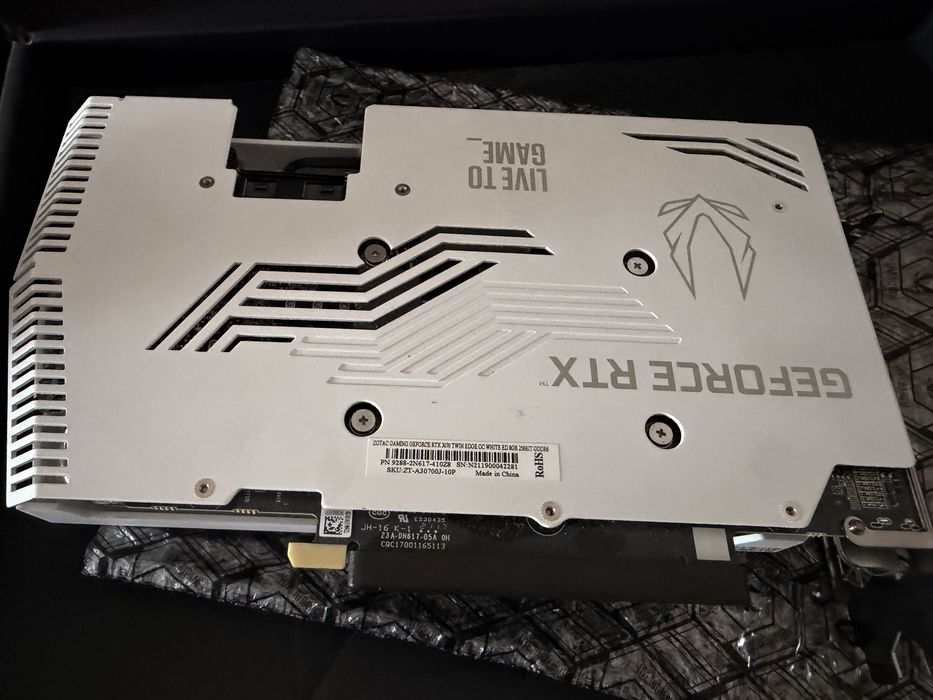 Nvidia rtx 3070 zotac twin edge oc white